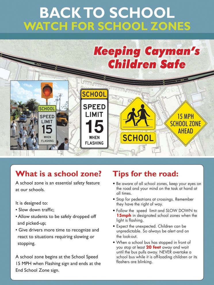 Back to School - Watch for School Zones